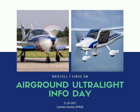 Virus SW i Bristell na AirGround Ultralight Info Day w Kaniowie 21.09.21